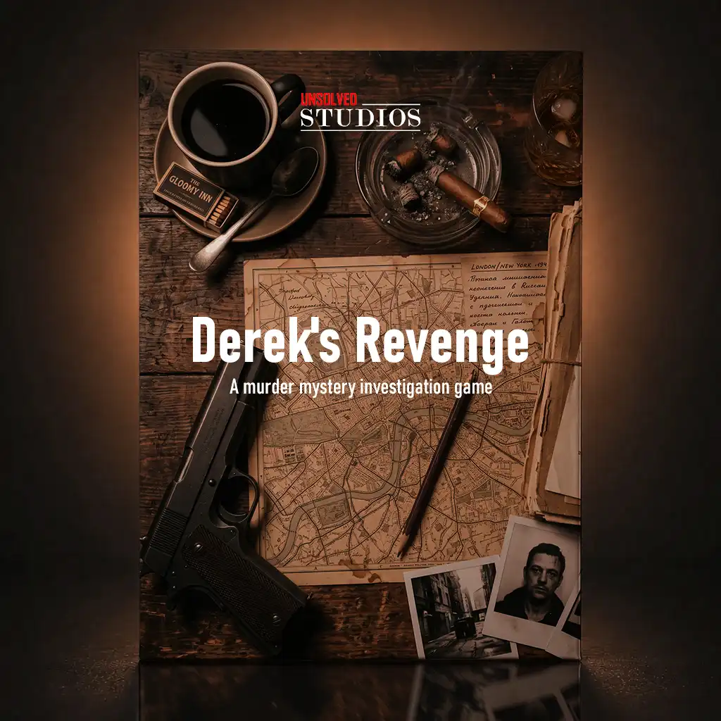 Derek's Revenge - Printable Murder Mystery Case File Game